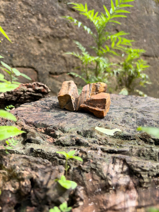 Tiger’s Eye crystal raw stone for confidence and grounding