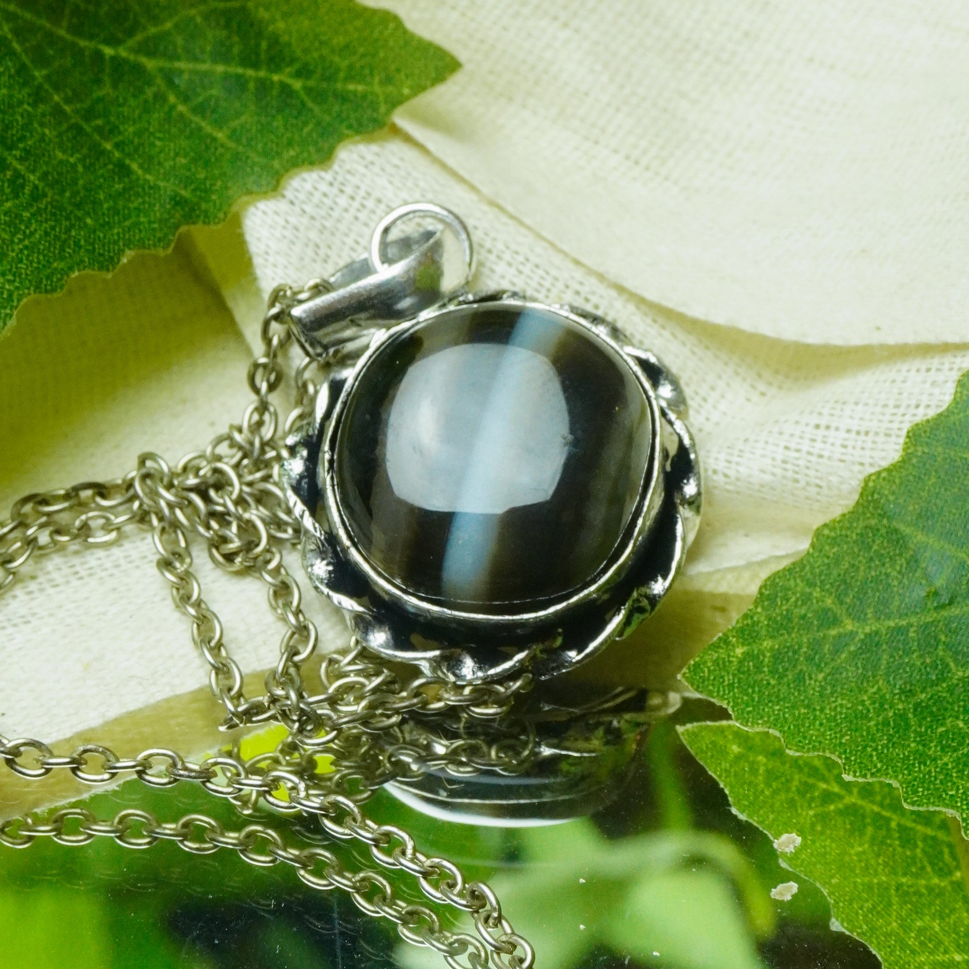 Real Sulemani Hakik Crystal Fancy Pendant