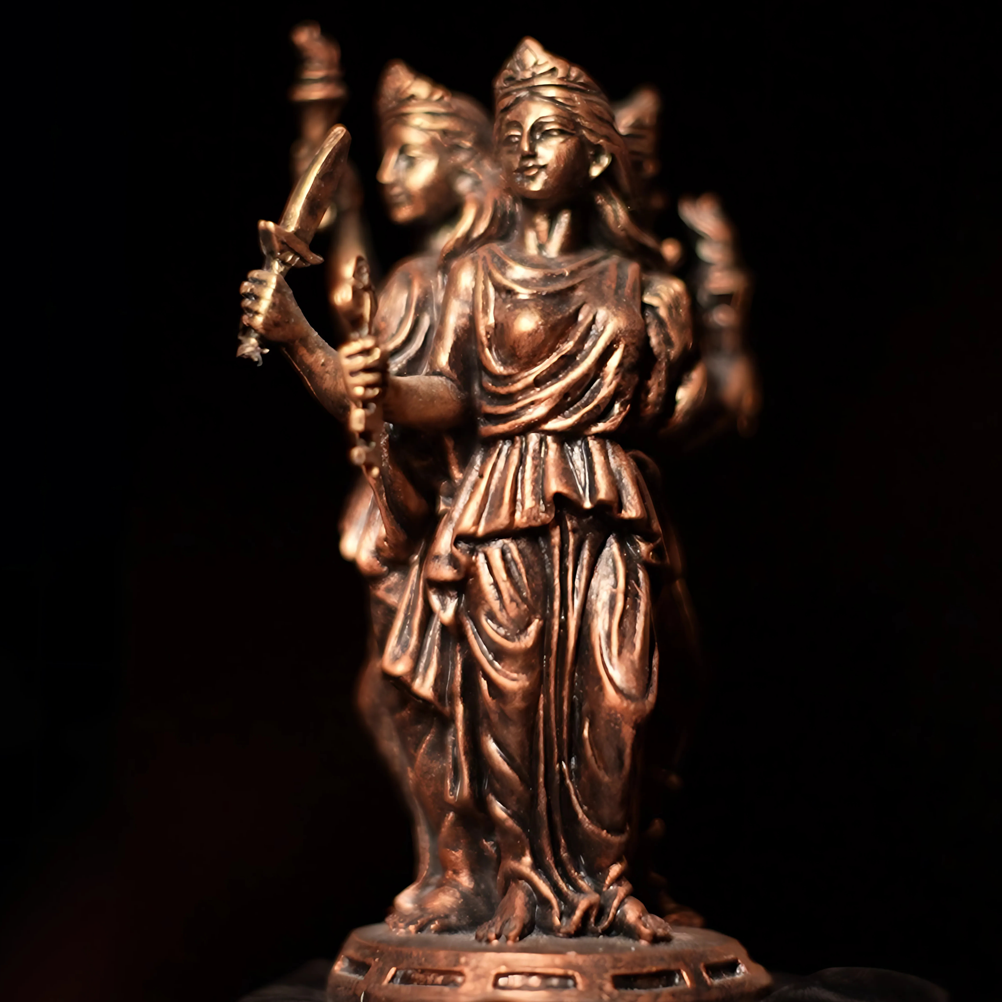 Triple Goddess statues & sculptures deity