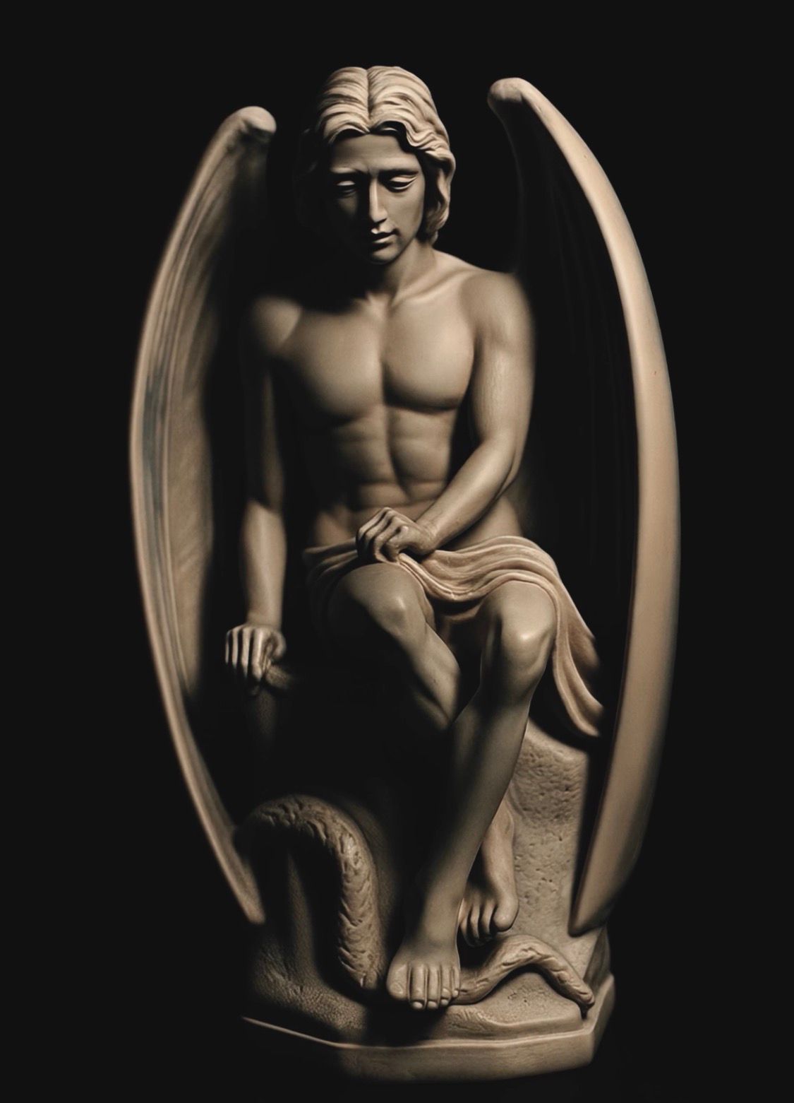 Deity Lucifer statues & sculptures goddess