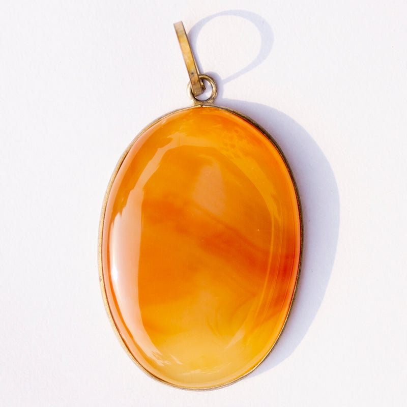 Carnelian Crystal Pendant